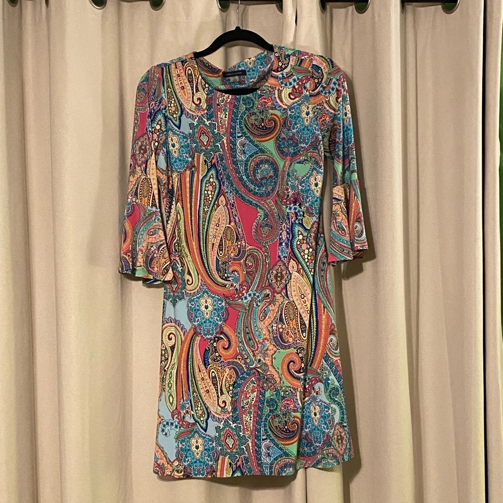 Paisley Multicolor Women's Dress